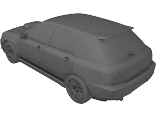 Subaru Impreza Sportwagon (2003) 3D Model preview