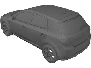 Kia Ceed (2010) 3D Model preview