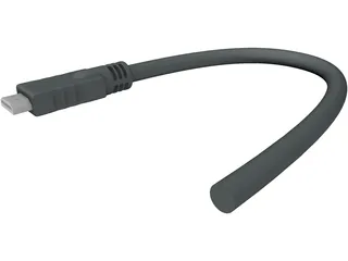 HDMI Plug 3D Model preview