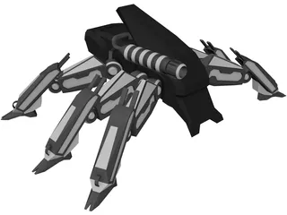Mecha Spider 3D Model preview