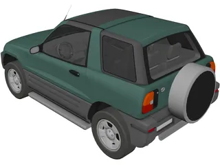 Toyota RAV4 (1994) 3D Model preview