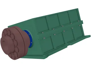 Gear Box 3D Model preview