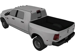 Dodge Ram 3500 Heavy Duty Mega Cab (2009) 3D Model preview