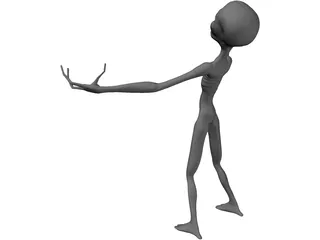 Alien Classic 3D Model preview