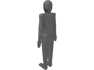 Maniqui 1.76 m 3D Model preview