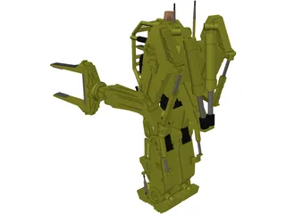 Alien Robot 3D Model preview
