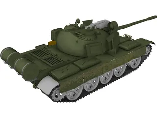 T-55AM2 3D Model preview