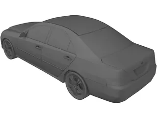 Toyota Mark II (2001) 3D Model preview