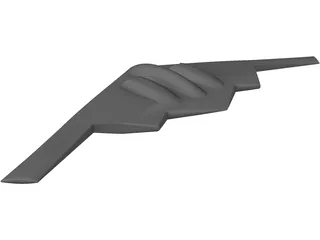 B2 Stealth Bomber 3D Model preview