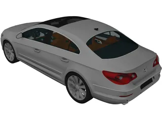Volkswagen Passat CC 3D Model preview