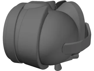 Diving Helmet 3D Model preview