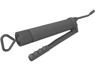 Grease Gun 3D Model preview