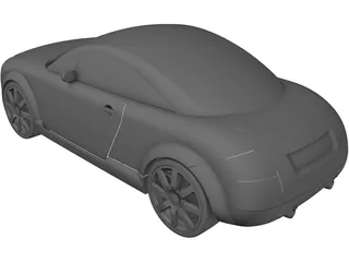 Audi TT 3D Model preview