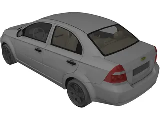 Chevrolet Aveo 3D Model preview