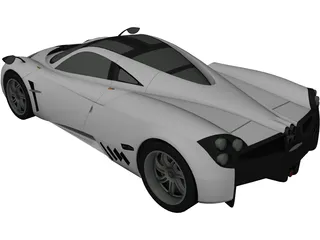 Pagani Huayra 3D Model preview