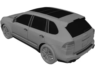 Porsche Cayenne (2007) 3D Model preview