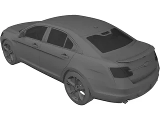 Ford Taurus (2010) 3D Model preview