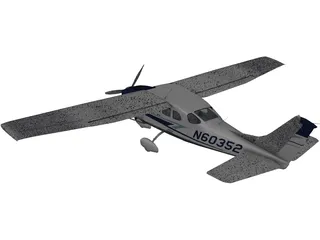 Cessna 206 Stationair 3D Model preview
