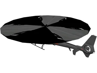 SA 342 Gazelle 3D Model preview