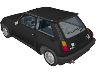 Renault 5 3D Model preview