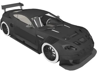 Aston Martin DBR9 3D Model preview
