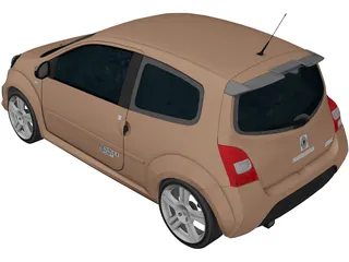 Renault Twingo (2010) 3D Model preview
