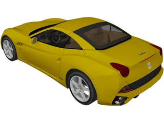 Ferrari California 3D Model preview