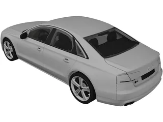 Audi S8 (2012) 3D Model preview