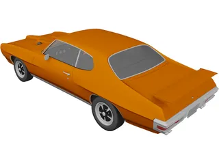 Pontiac GTO (1970) 3D Model preview