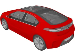 Opel Ampera 3D Model preview