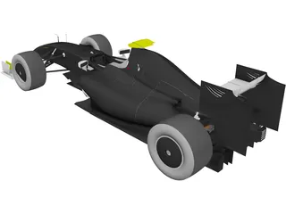 Brawn BGP 001 3D Model preview
