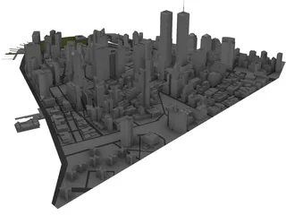 Lower Manhattan 3D Model preview