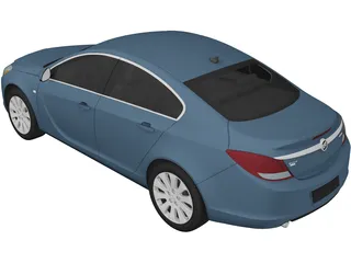 Buick Regal CXL (2011) 3D Model preview