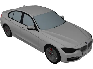 BMW 3-Series 335i [F30] (2012) 3D Model preview