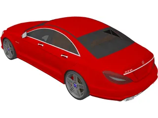 Mercedes-Benz CLS63 AMG 3D Model preview