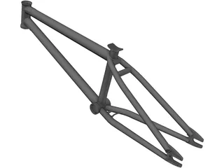Bike Frame 3D Model preview