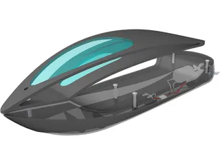 Boat 3D Model preview