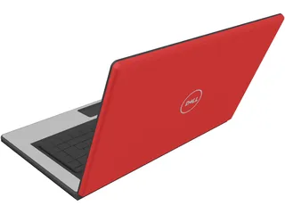 Dell Inspiron Laptop 3D Model preview