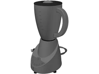 Mixie Home Appliance 3D Model preview