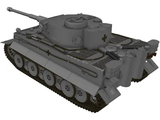 Tiger 3D Model preview