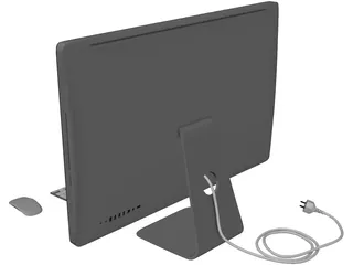 Apple iMac 27 inch 3D Model preview