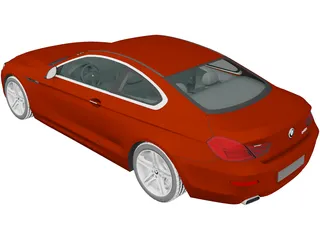 BMW 640i (2011) 3D Model preview