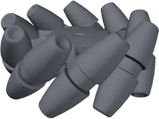 Mecanum Wheel 3D Model preview