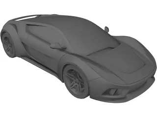Saleen S5S Raptor 3D Model preview