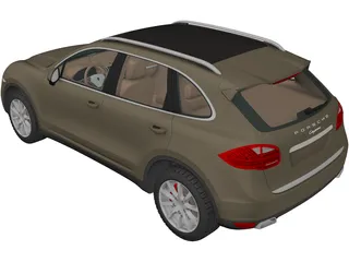 Porsche Cayenne (2011) 3D Model preview