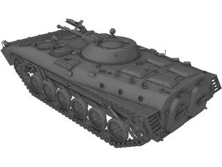 BMP Battle Infantry Vehicle 3D Model preview