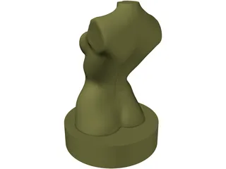 Donna Bust 3D Model preview