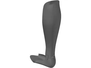 Orthopedic Leg Brace 3D Model preview