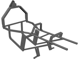 Suzuki Katana 600 Frame 3D Model preview