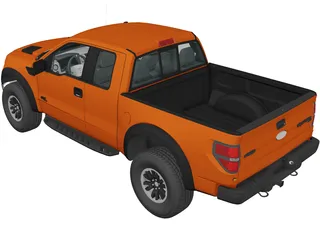 Ford F-150 SVT Raptor (2011) 3D Model preview